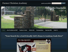 Tablet Screenshot of farmerchristianacademy.com